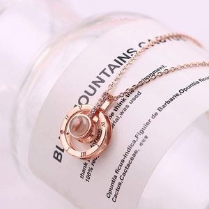 Rose Gold Pendant Necklace